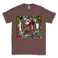 Chestnut Rodeo Santa Classic Tee - CowhideDigitalArt