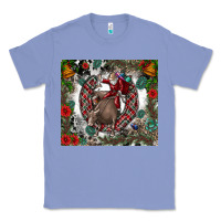 Colony Blue Rodeo Santa Classic Tee - CowhideDigitalArt