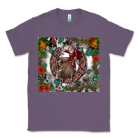 Lavender Rodeo Santa Classic Tee - CowhideDigitalArt