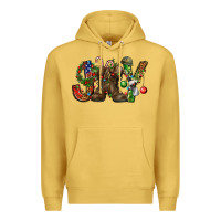 Antique Gold Army Christmas Joy Premium Hoodie - NancyCooperArtShop