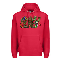 Cardinal Army Christmas Joy Premium Hoodie - NancyCooperArtShop