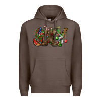 Coffee Army Christmas Joy Premium Hoodie - NancyCooperArtShop