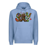 Colony Blue Army Christmas Joy Premium Hoodie - NancyCooperArtShop