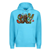 Ocean Blue Army Christmas Joy Premium Hoodie - NancyCooperArtShop