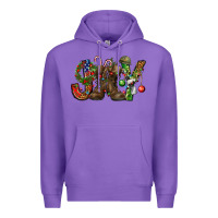 Purple Army Christmas Joy Premium Hoodie - NancyCooperArtShop