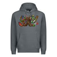 Rock Army Christmas Joy Premium Hoodie - NancyCooperArtShop