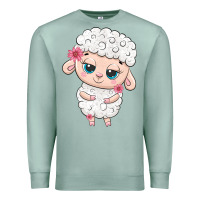 Seafoam cute sheep Premium Sweatshirt - texasbilliewilder