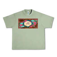 Oil Green preview western pink flovers leopard serape   license plate template Urban Heavy Tee - BarkalooDesign