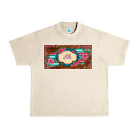 Sandshell preview western pink flovers leopard serape   license plate template Urban Heavy Tee - BarkalooDesign
