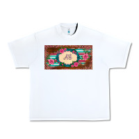 White preview western pink flovers leopard serape   license plate template Urban Heavy Tee - BarkalooDesign