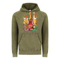 Vintage Olive new year party champagne Vintage Hoodie - AdoDesignShop