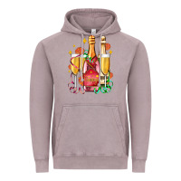 Vintage Zinc new year party champagne Vintage Hoodie - AdoDesignShop