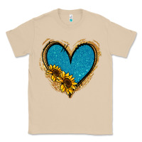 Mushroom Gold Glitter Sunflower Blue Heart Classic Tee - Jasminsmagicworld