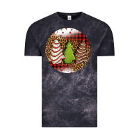 Cloud Black Christmas tree cakes Christmas Vintage Tee - Jasminsmagicworld