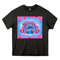 Asphalt stitch rainbow Heavy Core Tee - Zillion Design Studio