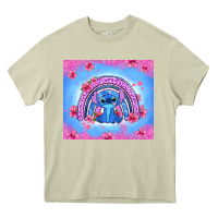 Mossy stitch rainbow Heavy Core Tee - Zillion Design Studio