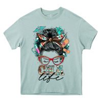 Arona nurse cna life messy bun Heavy Core Tee - BarkalooDesign