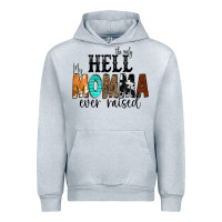 Heather Grey The Only Hell my Momma Ever Raised Urban Hoodie - CowCowDesign