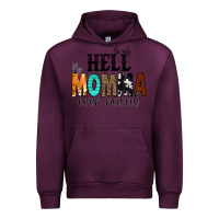 Mauve Wine The Only Hell my Momma Ever Raised Urban Hoodie - CowCowDesign