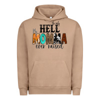 Pigment Burro The Only Hell my Momma Ever Raised Urban Hoodie - CowCowDesign