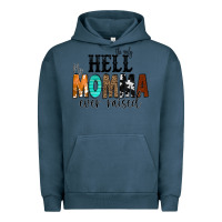 Pigment Midnight Navy The Only Hell my Momma Ever Raised Urban Hoodie - CowCowDesign