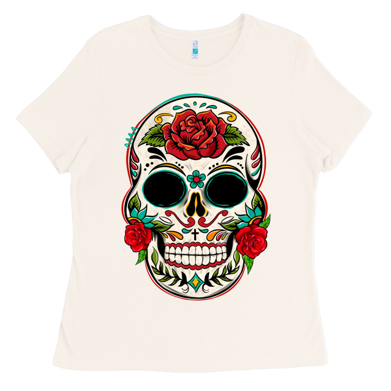Mexican Day Of The Dead Ladies Tee by texasbilliewilder | Teevron