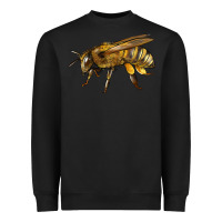 Black Bee Side Heavyweight Sweatshirt - LillyAllenDesigns