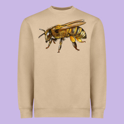 Bee Side Heavyweight Sweatshirt Designed By Lillyallendesigns