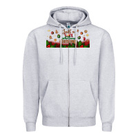 Heather Grey just a girl who loves christmas libbey glass Zipper Hoodie - BundleAndBundleShop