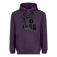 Plum Born In 1955 Heavyweight Hoodie - Bettercallsaul