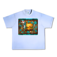 Grape Ice western horse sunset turquoise's gemstones mousepad Urban Heavy Tee - BarkalooDesign