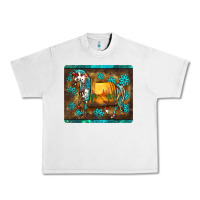 Lunar Rock western horse sunset turquoise's gemstones mousepad Urban Heavy Tee - BarkalooDesign