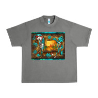 Tornado western horse sunset turquoise's gemstones mousepad Urban Heavy Tee - BarkalooDesign