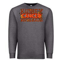 Charcoal Heather kidney cancer warrior Premium Sweatshirt - texasbilliewilder