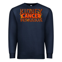 Navy kidney cancer warrior Premium Sweatshirt - texasbilliewilder