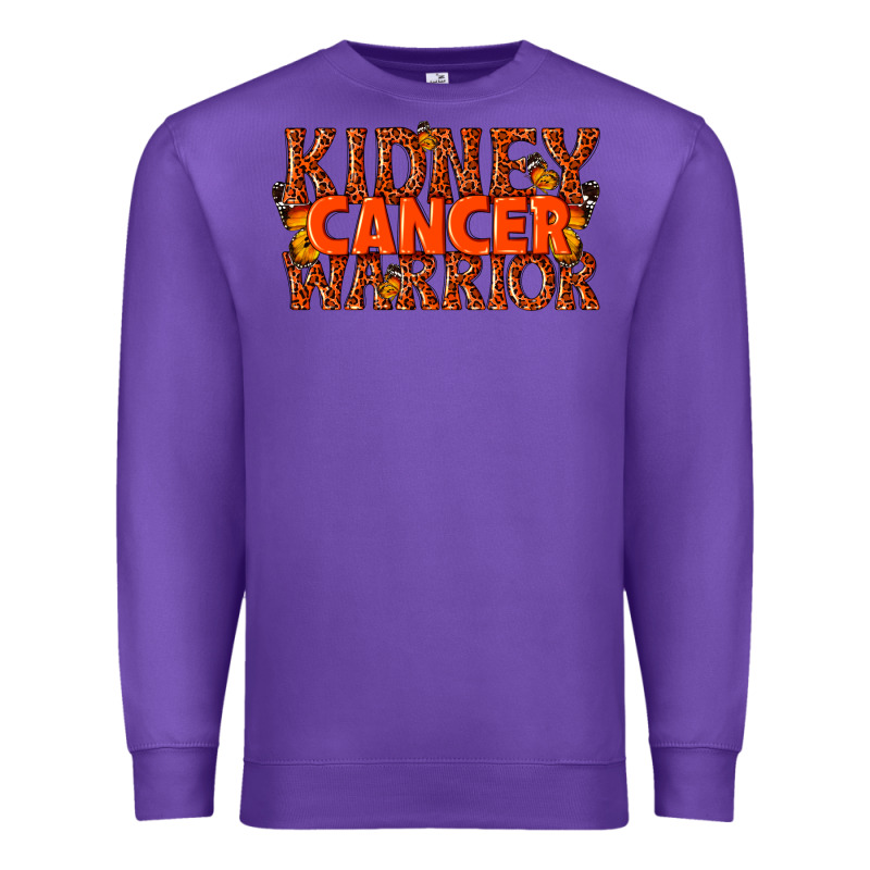 Kidney Cancer Warrior Premium Sweatshirt by texasbilliewilder | Teevron