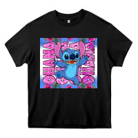 Black stitch ohana Heavy Core Tee - Zillion Design Studio