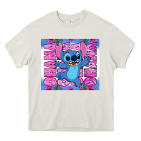 Cream stitch ohana Heavy Core Tee - Zillion Design Studio