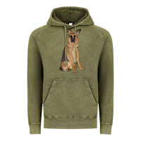 Vintage Olive german shepherd Vintage Hoodie - JahusDesignShop