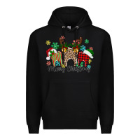 Black Merry Christmas tooth Premium Hoodie - texasbilliewilder