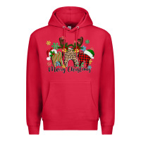 Cardinal Merry Christmas tooth Premium Hoodie - texasbilliewilder