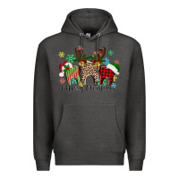 Charcoal Heather Merry Christmas tooth Premium Hoodie - texasbilliewilder