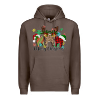 Coffee Merry Christmas tooth Premium Hoodie - texasbilliewilder