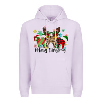 Lilac Merry Christmas tooth Premium Hoodie - texasbilliewilder