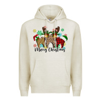 Oatmeal Heather Merry Christmas tooth Premium Hoodie - texasbilliewilder
