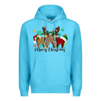 Ocean Blue Merry Christmas tooth Premium Hoodie - texasbilliewilder