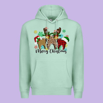 Merry Christmas Tooth Premium Hoodie Designed By Texasbilliewilder