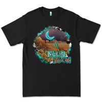 Black neon moon Premium Tee - SublimationCraftShop