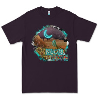 Plum neon moon Premium Tee - SublimationCraftShop