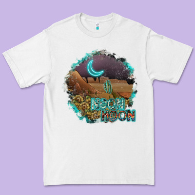 Neon Moon Premium Tee Designed By Sublimationcraftshop